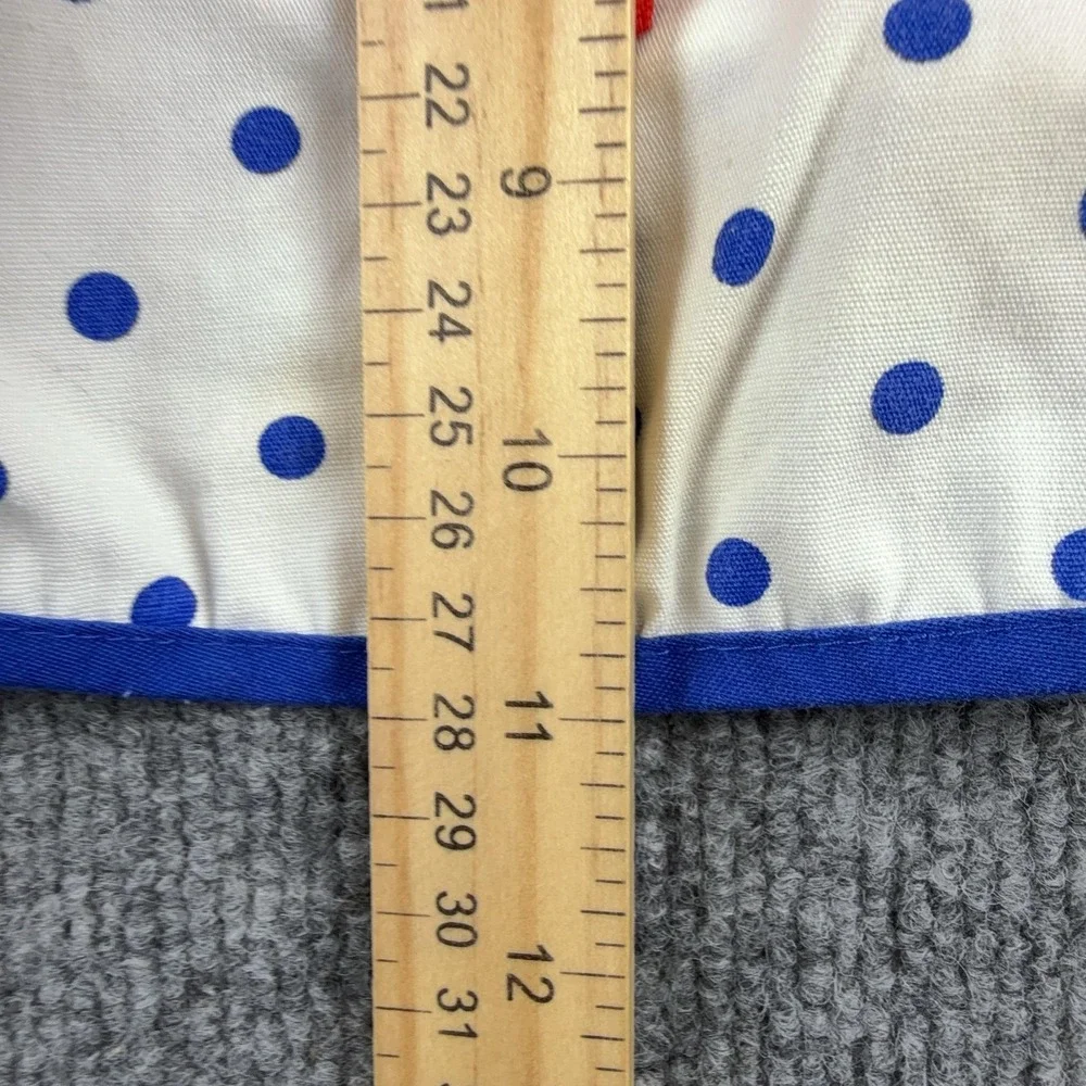 VTG Polka Dot Outfit Set Girls 18-24M White Blue Top Shorts 2 Piece Bow Stripe